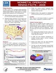 Image of publication Nonmetal Operator Mining Facts - 2006