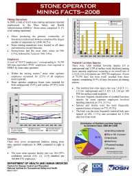 Image of publication Nonmetal Operator Mining Facts - 2008