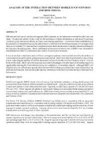 Image of publication Analysis of the Interaction Between Mobile Roof Supports and Mine Strata