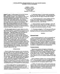 Image of publication A Spatial/Spectral Domain Microwave Coal Seam Imaging Sensor-Progress in Signal Processing