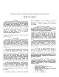 Image of publication Comparative Analysis of Moisture Sensitivity Index Tests for Coal Mine Roof