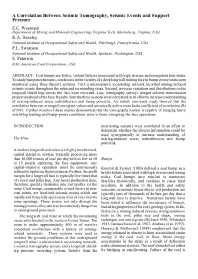 Image of publication A Correlation Between Seismic Tomography, Seismic Events and Support Pressure