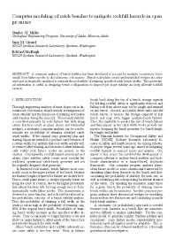 Image of publication Computer Modeling of Catch Benches to Mitigate Rockfall Hazards in Open Pit Mines