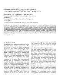 Image of publication Characteristics of Mining-Induced Seismicity Associated with Roof Falls and Roof Caving Events