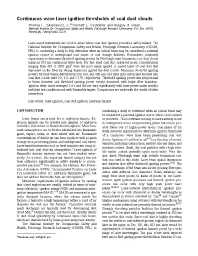 Image of publication Continuous Wave Laser Ignition Thresholds of Coal Dust Clouds