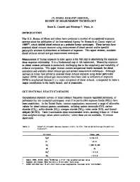 Image of publication Diesel Exhaust Aerosol, Review of Measurement Technology