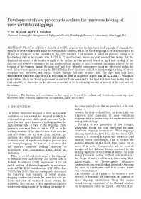 Image of publication Development of New Protocols to Evaluate the Transverse Loading of Mine Ventilation Stoppings