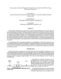 Image of publication Determination of Physical Properties of Cable Bolts in Cement Grout Pull Tests Using Instrumented King Wires