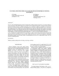 Image of publication Factors Affecting the Location of Methanometers on Mining Equipment