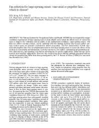 Image of publication Fan Selection For Large-Opening Mines: Vane-Axial Or Propeller Fans - Which To Choose?