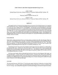 Image of publication Field Tests of Cable Bolts Using Instrumented King Wires