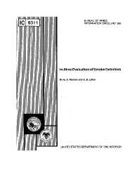 Image of publication In-Mine Evaluation of Smoke Detectors