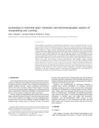 Image of publication Locomotion in Restricted space: Kinematic and Electromyographic Analysis of Stoopwalking and Crawling