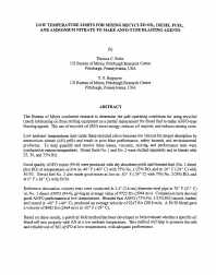 Image of publication Low Temperature Limits for Mixing Recycled Oil, Diesel Fuel, and Ammonium Nitrate to Make ANFO-Type Blasting Agents