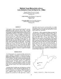 Image of publication Multiple Seam Mining Interactions: Case Histories from the Harris No. 1 Mine