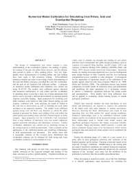 Image of publication Numerical Model Calibration for Simulating Coal Pillars, Gob and Overburden Response