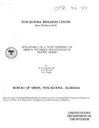 Image of publication Development of a Phase Difference of Arrival Technique for Location of Trapped Miners