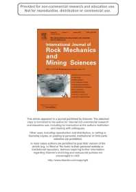 Image of publication Probabilistic Modeling Using Bivariate Normal Distributions for Identification of Flow and Displacement Intervals in Longwall Overburden