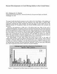 Image of publication Recent Developments in Coal Mining Safety in the United States