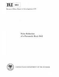 Image of publication Noise Reduction of a Pneumatic Rock Drill