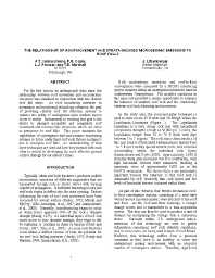 Image of publication The Relationship of Roof Movement and Strata-Induced Microseismic Emissions to Roof Falls