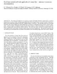 Image of publication Real-time Neural Network Application to Mine Fire - Nuisance Emissions Discrimination