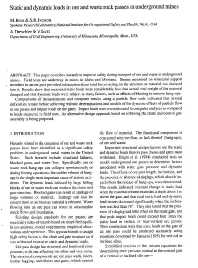 Image of publication Static and Dynamic Loads in Ore and Waste Rock Passes in Underground Mines