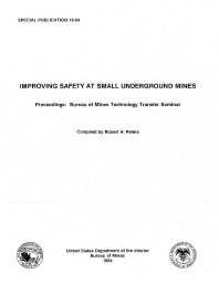 Image of publication Inexpensive, Easy to Construct Materials-handling Devices for Underground Mines