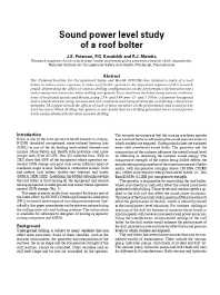 Image of publication Sound Power Level Study of a Roof Bolter