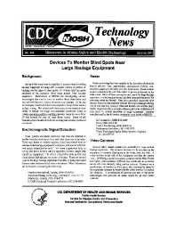 Image of publication Technology News 484 - Devices to Monitor Blind Spots Near Large Haulage Equipment