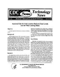 Image of publication Technology News 485 - Improved Cab Air Inlet Location Reduces Dust Levels and Air Filter Loading Rates