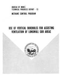 Image of publication Use of Vertical Boreholes for Assisting Ventilation of Longwall Gob Areas