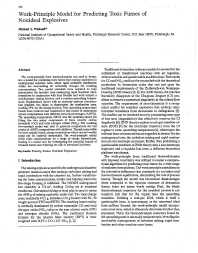 Image of publication Work-Principle Model for Predicting Toxic Fumes of Nonideal Explosives