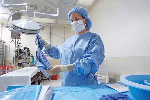 doctor in operating room