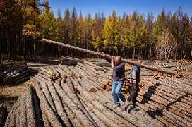 man lifting a heavy brick - contact stress