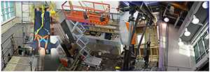 collage of images from high bay lab at NIOSH