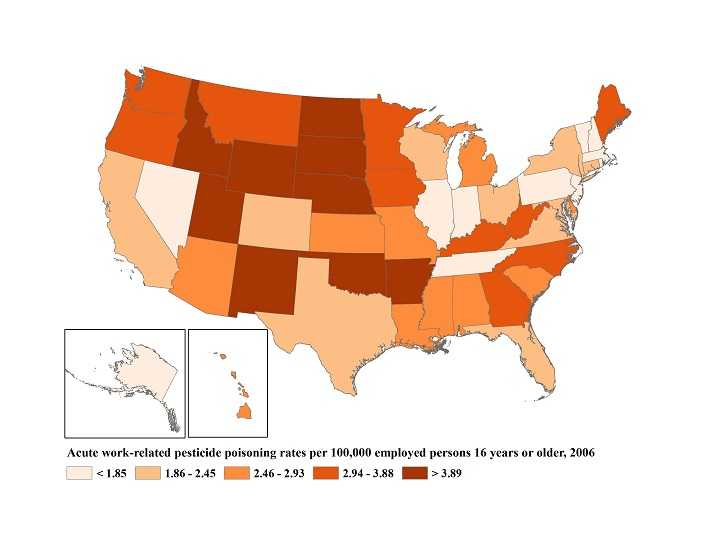 Pesticide 2006 map