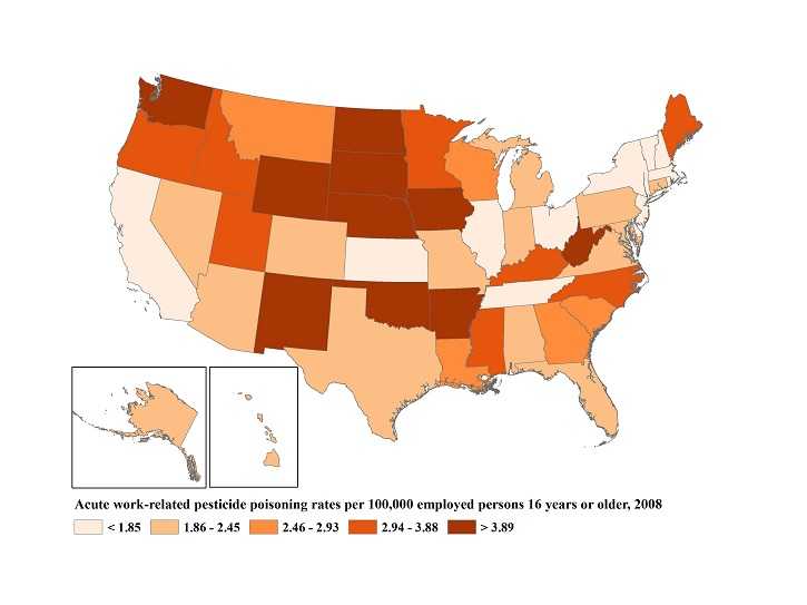 Pesticide 2008 map