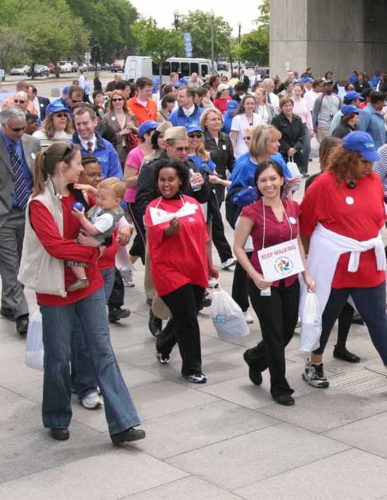 Keep Walking campaign participants