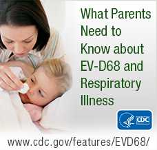 What Parents Need to Know about EV-D68 and Respiratory Illness, CDC