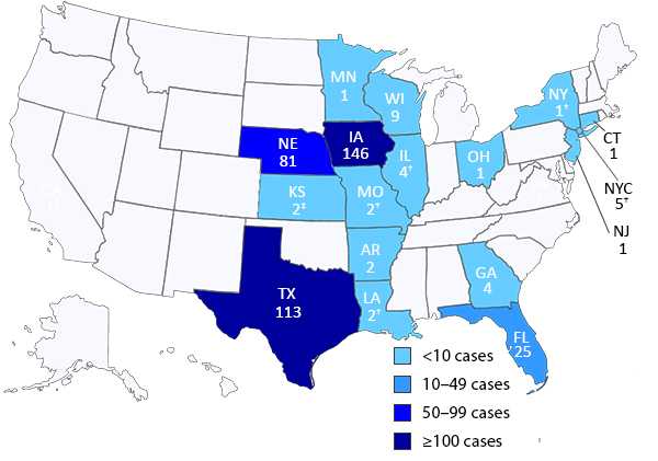 Map for August 2, 2013