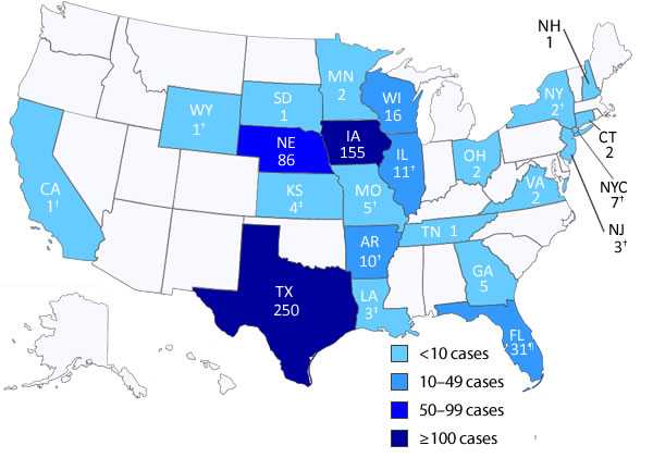 Map for August 22, 2013