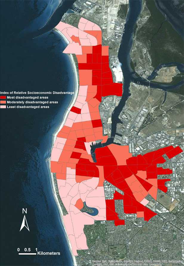 	Spatial pattern of CVD risk and socioeconomic status