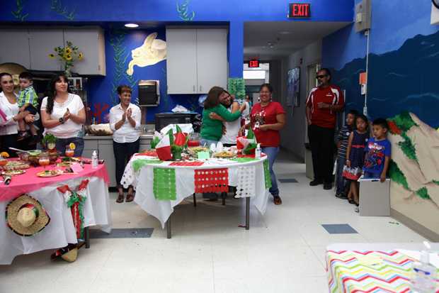 	Photograph of a health fair cook-off, an activity from a culturally adapted nutrition education program for Mexican-origin families, California’s Central Valley, 2012–2013.