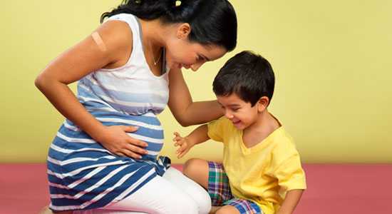 Group of pregnant women