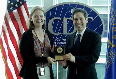 Dr. Thomas Frieden and Emma Prasher