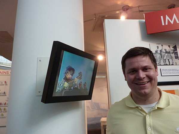 Ethan Riley touring the CDC Museum