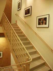 photo of stairwell after improvements