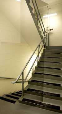 photo of stairwell before improvements