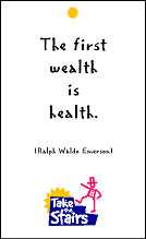 Take the Stairs Message: The first wealth is health 